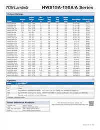 HWS50A15/RA Datasheet Page 2