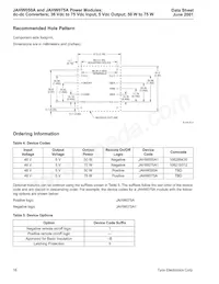 JAHW075A1 Datasheet Page 16
