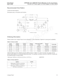 JAW075F1 Datasheet Page 15