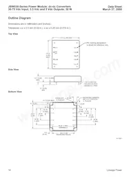 JBW030A1 Datasheet Page 14