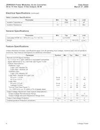 JBW050A1 Datasheet Page 4