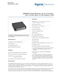 JBW050F1 Datasheet Cover