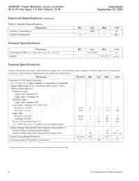 JBW050F1 Datasheet Page 4
