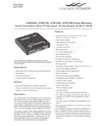 JFW050B1 Datasheet Cover