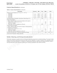 JFW050B1 Datasheet Page 5