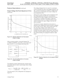 JFW150A1 Datasheet Page 13