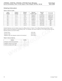 JFW150A1 Datasheet Pagina 22