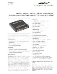 JFW150F1 Datasheet Cover