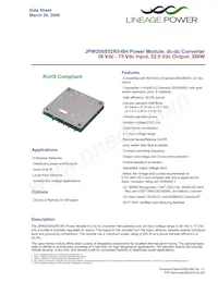 JPW200S52R51-BHZ Datasheet Copertura