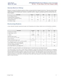 JPW200S52R51-BHZ Datasheet Pagina 2