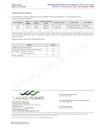 JPW200S52R51-BHZ Datasheet Pagina 14