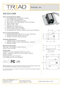JSU120-1500數據表 封面