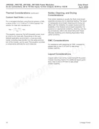 JW150B1 Datasheet Page 16