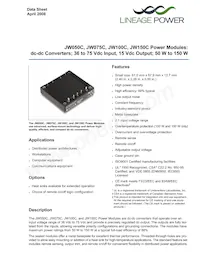 JW150C1 Datenblatt Cover