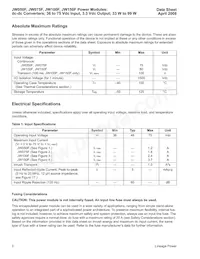 JW150F1-T數據表 頁面 2