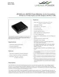 JW150G1 Datasheet Cover
