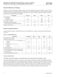 JW150G1 Datasheet Page 2