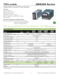 JWS60024/508 Datasheet Copertura