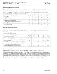 LC020A Datasheet Page 2