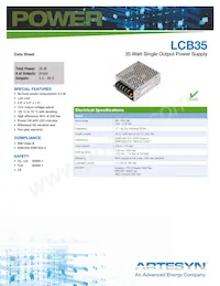 LCB35W 데이터 시트 표지