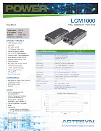 LCM1000W-T Datasheet Cover