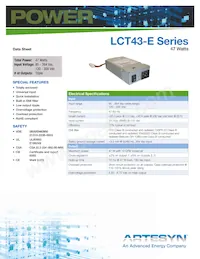 LCT43-E數據表 封面