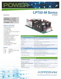 LPT54-M Datasheet Cover