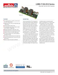 LSM2-T/30-D12R-C-CIS Datasheet Copertura