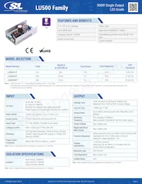 LU500S24T數據表 封面