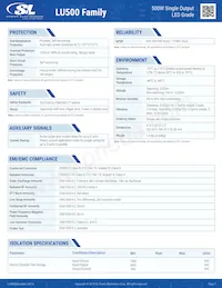 LU500S24T Datasheet Page 2