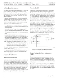 LUW025F Datasheet Pagina 8