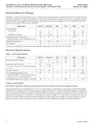 LW010A6 Datasheet Page 2