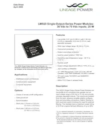 LW020F871 Cover