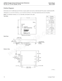 LW020F871 Datasheet Pagina 14