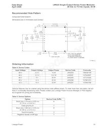 LW020F871 Datasheet Pagina 15