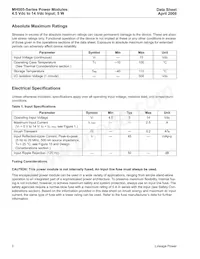 MH005CL Datasheet Page 2