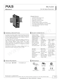 ML15.051 Datenblatt Cover