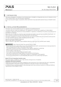 ML15.051 Datasheet Pagina 3