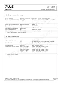 ML15.051 Datasheet Pagina 13