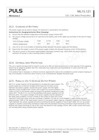 ML15.121 Datasheet Page 19