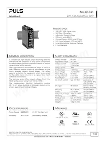 ML30.241 Datenblatt Cover