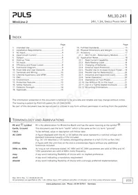 ML30.241 Datasheet Page 2