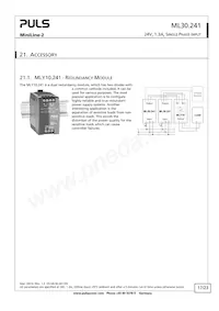 ML30.241 Datasheet Page 17