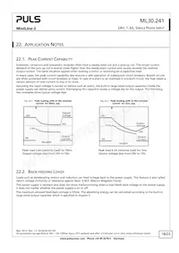 ML30.241 Datasheet Page 18