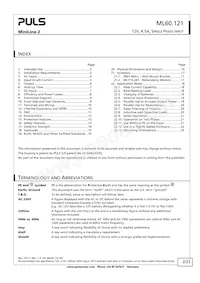 ML60.121 Datasheet Pagina 2