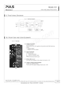 ML60.121 Datasheet Page 9