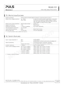 ML60.121 Datasheet Page 13