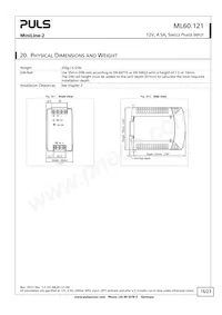 ML60.121 Datasheet Page 16