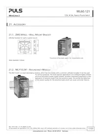 ML60.121 Datasheet Page 17