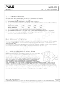 ML60.121 Datasheet Page 19